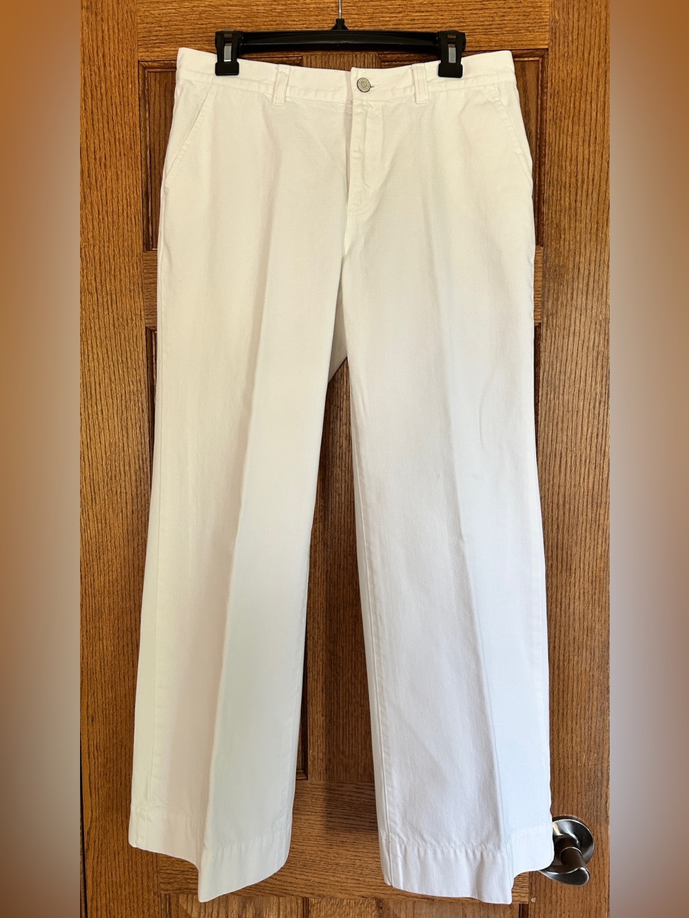 Ralph Lauren White Wide Leg Trouser Jeans, Size 8